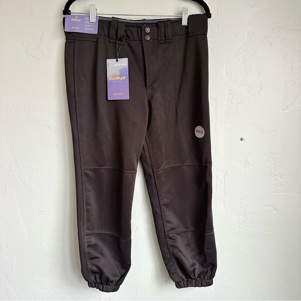 Rip-It Women’s 4 Way Stretch Pro‎ Softball Pants Black Size Medium NWT